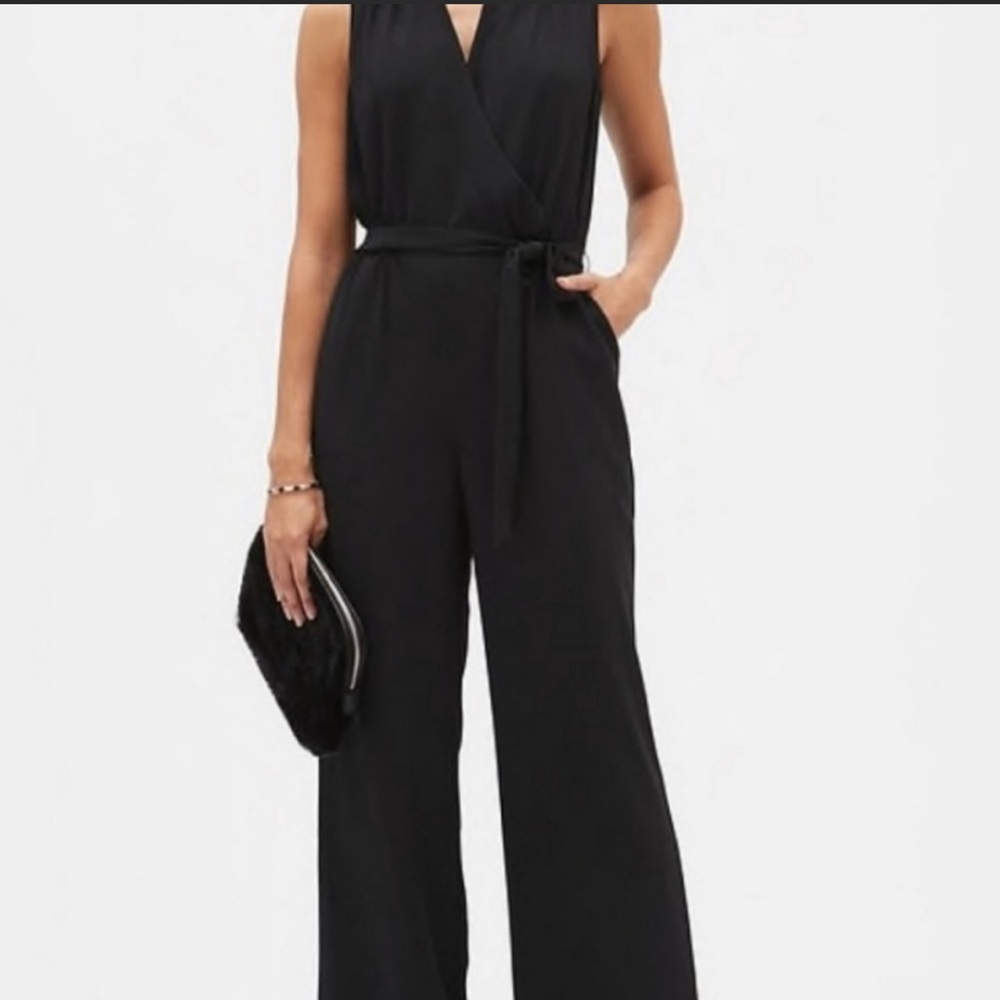 Black jumpsuit, Banana Republic